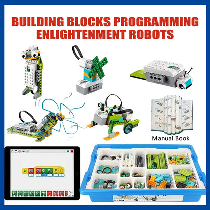 WEDO Building Blocks Transform Science Education Toy Kit for Kids Interactive Learning Construction Playset