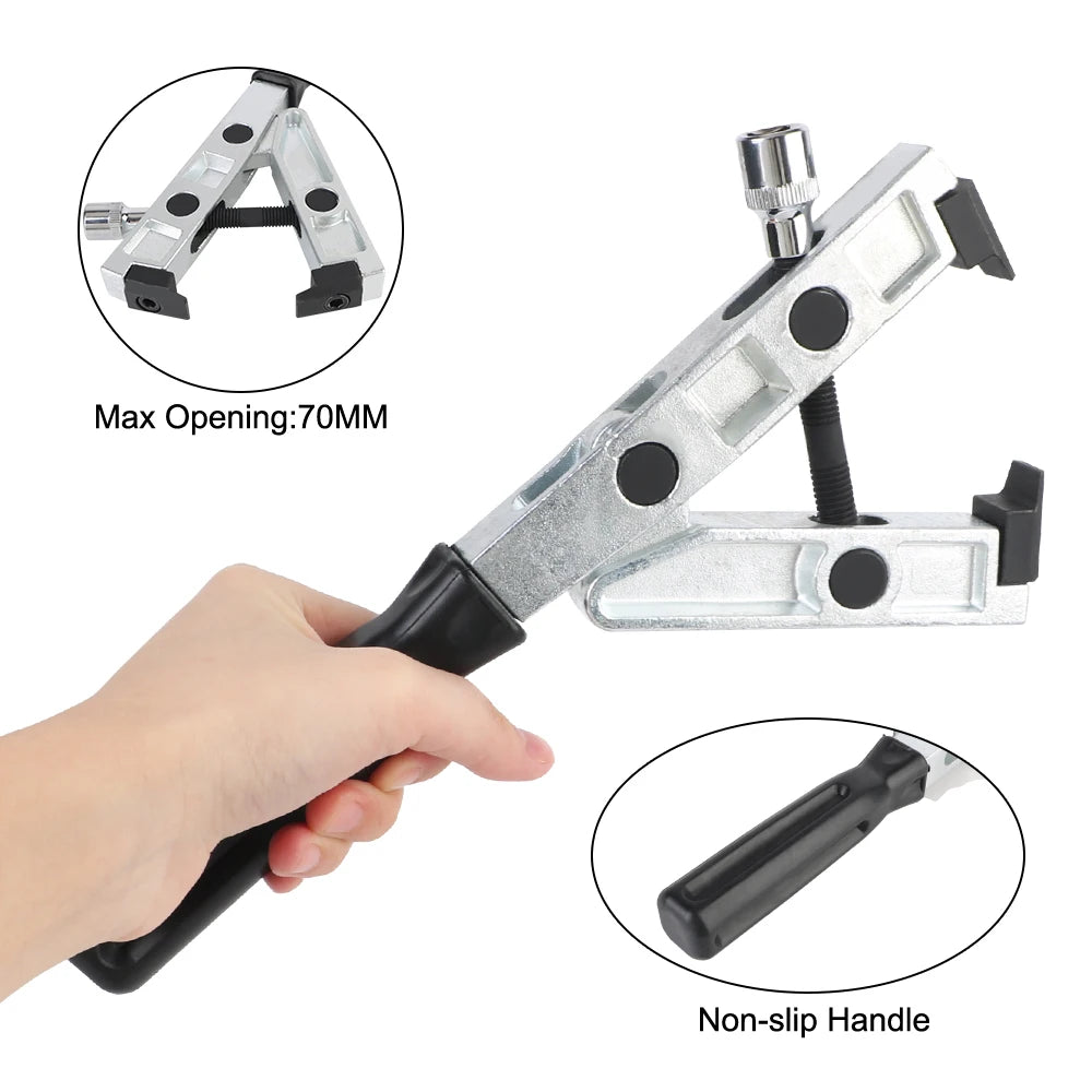 CV Boot Band Pliers Tool Ball cage clamp Pliers Dust jacket pliers disassembly Torque Heavy Duty 3/8 Drive 70MM Opening