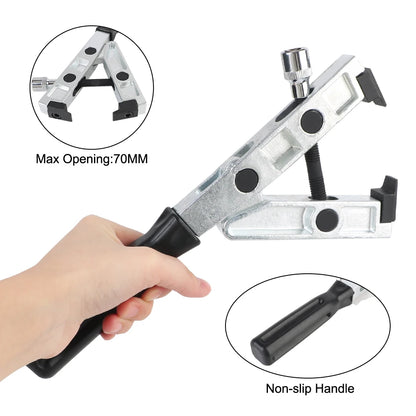 CV Boot Band Pliers Tool Ball cage clamp Pliers Dust jacket pliers disassembly Torque Heavy Duty 3/8 Drive 70MM Opening