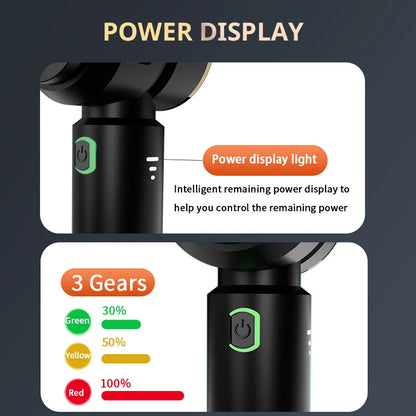 CENRR 998000PA Car Vacuum Cleaner Portable Powerful HandHeld Car Cleaner Dust Display Lamp Strong Suction Air Gun