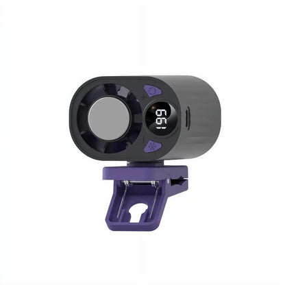 Portable Clip-On Cooling Fan USB Rechargeable Car Built-in Air Conditioning Fan Outdoor Semiconductor Cold Compress Fan