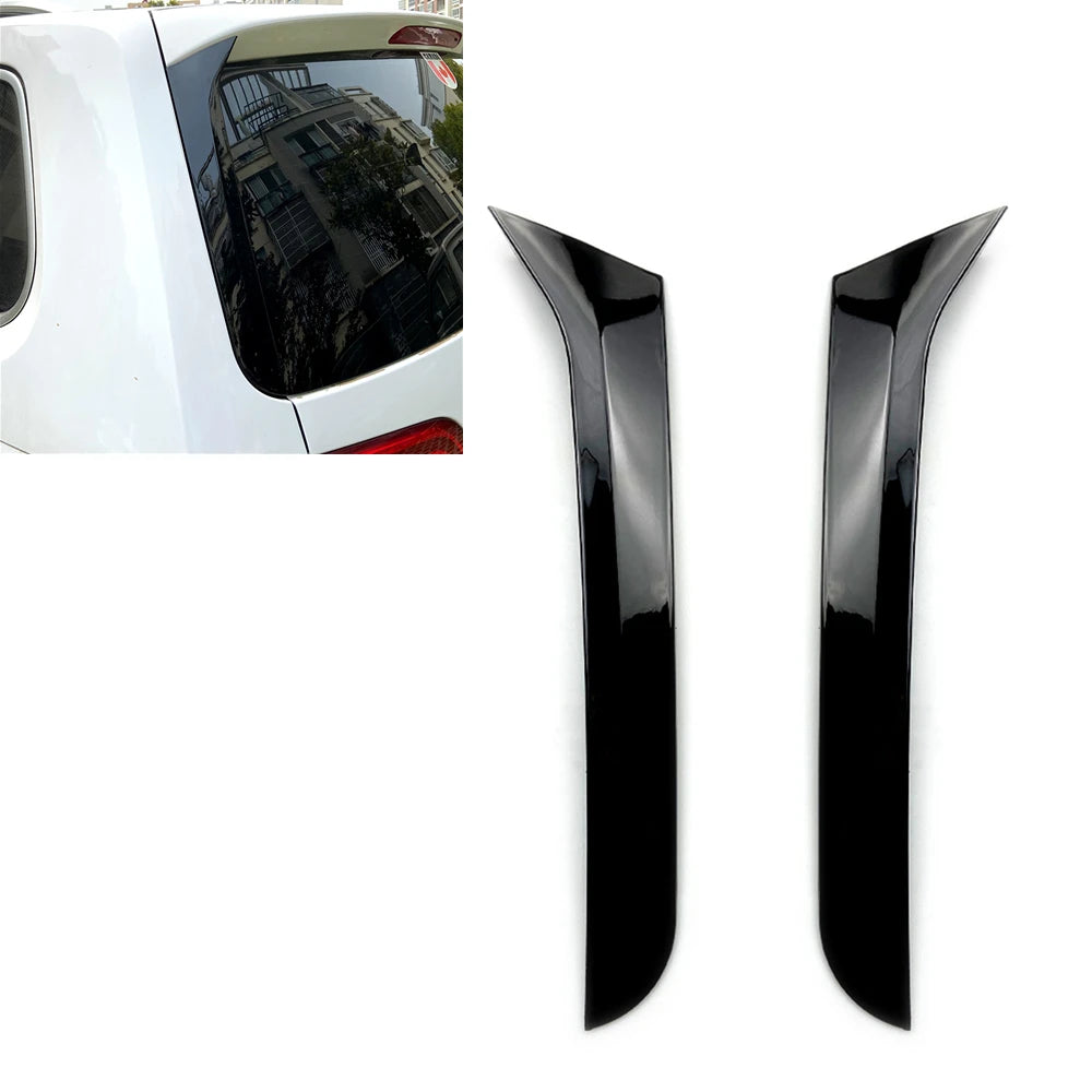 For Volkswagen VW Sharan 2011-2020 Rear Window Trim Side Spoiler Wing Gloss Black Canards Splitter Car Trunk Lid Tail Gate Cover