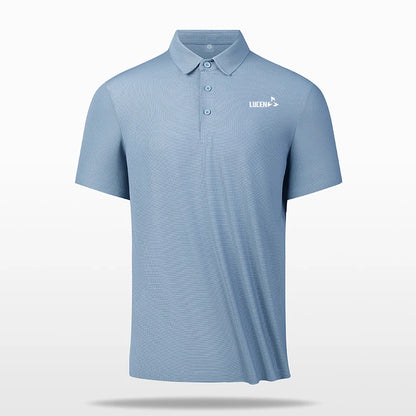 LUCEN Men's high-quality outdoor sports golf casual polo shirt for fitness running breathable short-sleeved T-shirt Tops