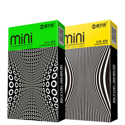 Ultra Thin Condoms S Size 46mm Mini Condom Super Thin Dotted Granular Tighten Sex Toys For Men Passionate Delay Ejaculation 18+