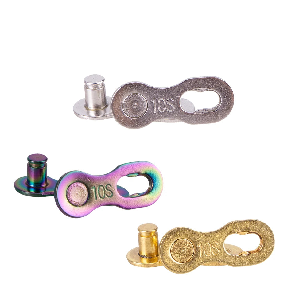 ZTTO MTB Road 10 Speed Bike Chain Silver Gold Rainbow SL SLR 10s Bicycle Power Lock High Quality 116 Links 10v Current