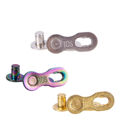 ZTTO MTB Road 10 Speed Bike Chain Silver Gold Rainbow SL SLR 10s Bicycle Power Lock High Quality 116 Links 10v Current