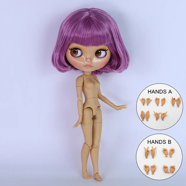 ICY DBS Blyth Doll BJD Joint Body Tan Skin Toothed Mouth Set Doll 1/6 30cm Girl Gift Anime SD