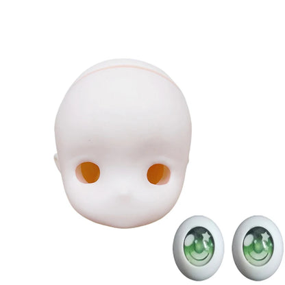 Anime Face Doll Head DIY 30cm Doll Makeup Doll Head or Whole Doll Makeup 1/6 Bjd Doll Girl Doll Toy Gift