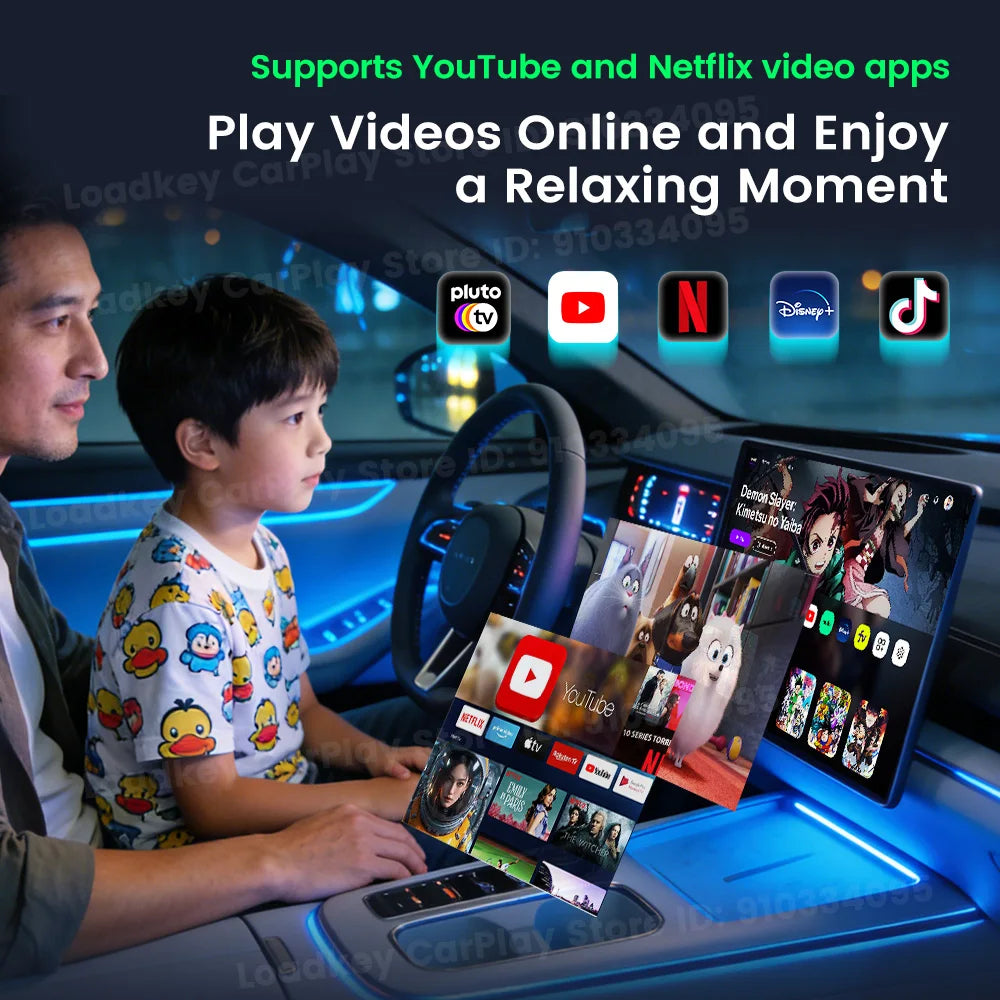 Carlinkit Ultra3 Android Tv Box Android 15 Wireless Carplay Adapter QCM6350 Smart Car Ai Box Carplay For Netflix Youtube 5G LTE