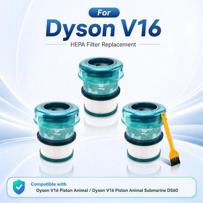 HEPA Filter Compatible for (Dyson V16 Piston Animal / Dyson V16 Piston Animal Submarine DS60 ) Vacuum Cleaner Filter Spare Parts