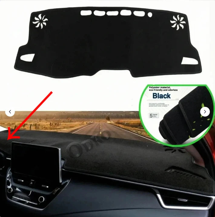 Car Dashboard Cover Avoid Light Anti-UV Pad Sun Shade Mat Non-Slip Carpets For Toyota Corolla E210 2019 2020 2021 2022 2023 2024