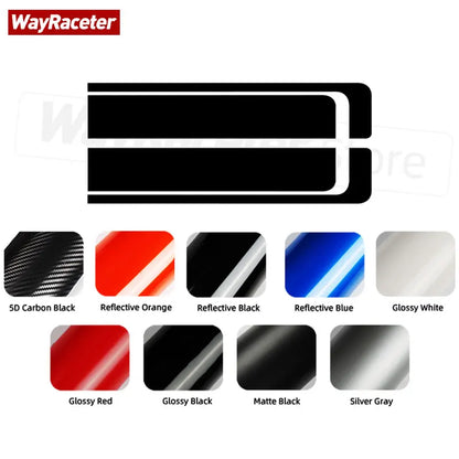 2 Pcs Engine Cover Decal Boonet Hood Stripes Sticker For Ford Ranger 2025 2024 2023 T9 Raptor 4X4 Off Road Wildtrak Accessories