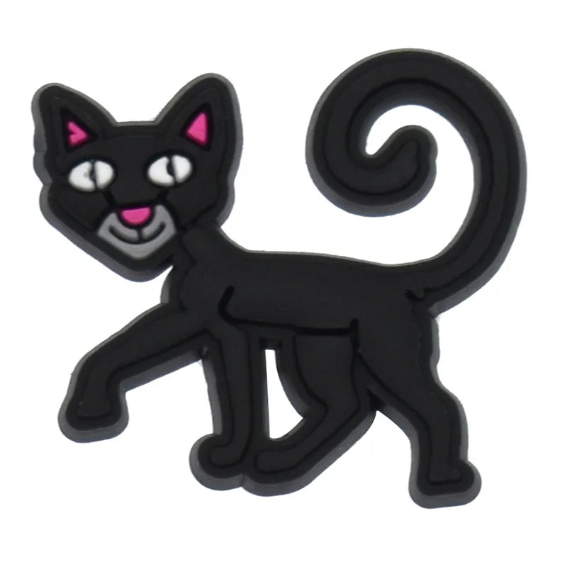 1-100pcs Halloween Ghost Mom PVC Shoes Charm Alligator Charm Accessories Fit Bracelet Wristband Kids Girl Boys love party gifts