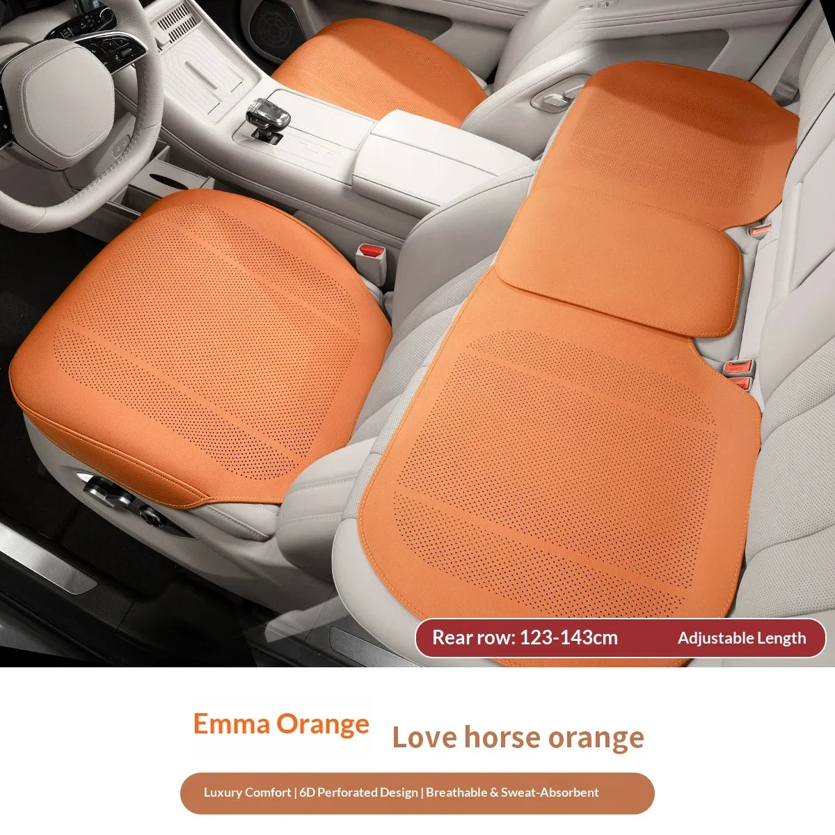 Universal High-End Summer Thin Car Seat Cushion Set for Four Seasons Interior Ventilation And Breathability