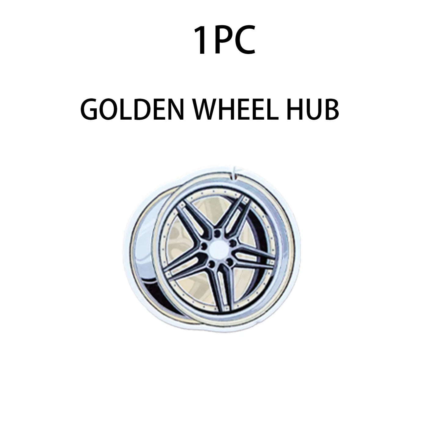 Wheel-shaped Japanese car air freshener, hanging air freshener, perfume fragrance