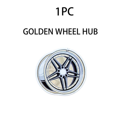 Wheel-shaped Japanese car air freshener, hanging air freshener, perfume fragrance
