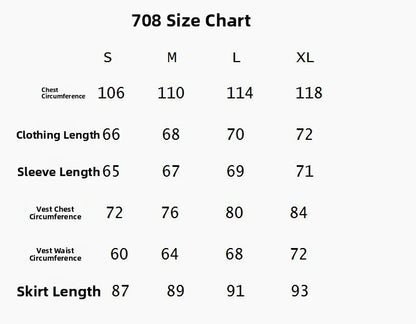 Spicy Girl Set Women's Autumn Fashion High-End Pure Desire Strap Vest  Skirt Hoodie Jacket Two-Piece Set Ladies' Wear