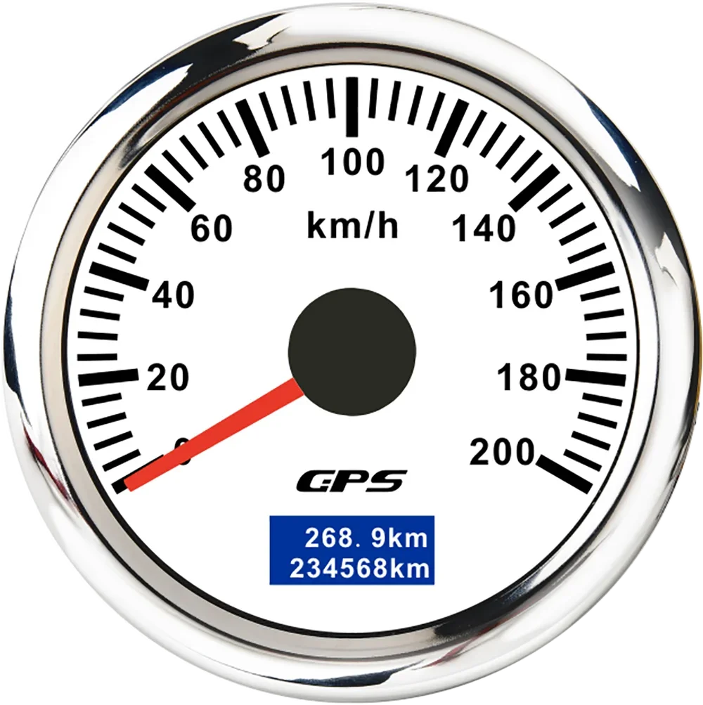 30/60/80/120/200 Km/h GPS Speedometer 52MM Car Truck Speed Gauge Meter With GPS Antenna With 7 Color Backlight 9-32V
