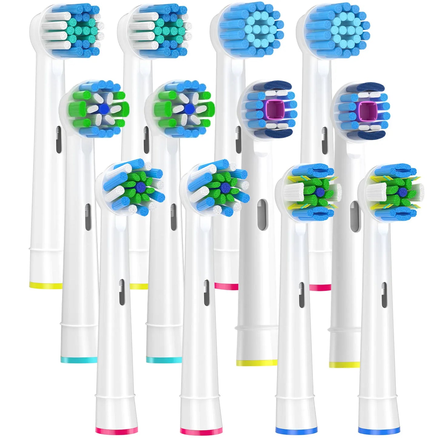 4/8/12/16/20Pcs Replacement Toothbrush Heads Compatible with Oral-B Braun Professional Electric Toothbrush Heads Brush Heads