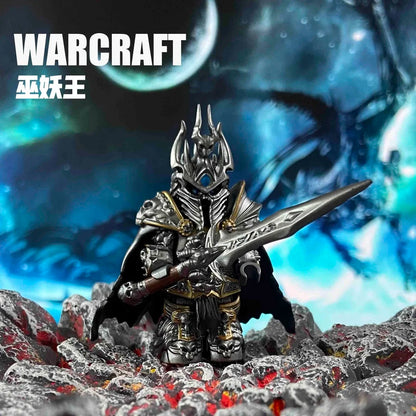 World Of Warcraft Wow Building Blocks Lich King Mini Action Figure Toys Berserk Guts Gus Building Block Figure Holiday gift
