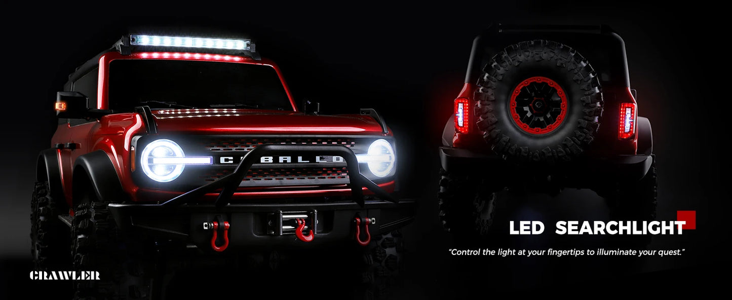 WLtoys 104020 1/10 Professional RC Car Off Road 4x4 2.4G 4WD Remote Control Climbing Cars 45mins Upgrade Version Adult Kids Toy