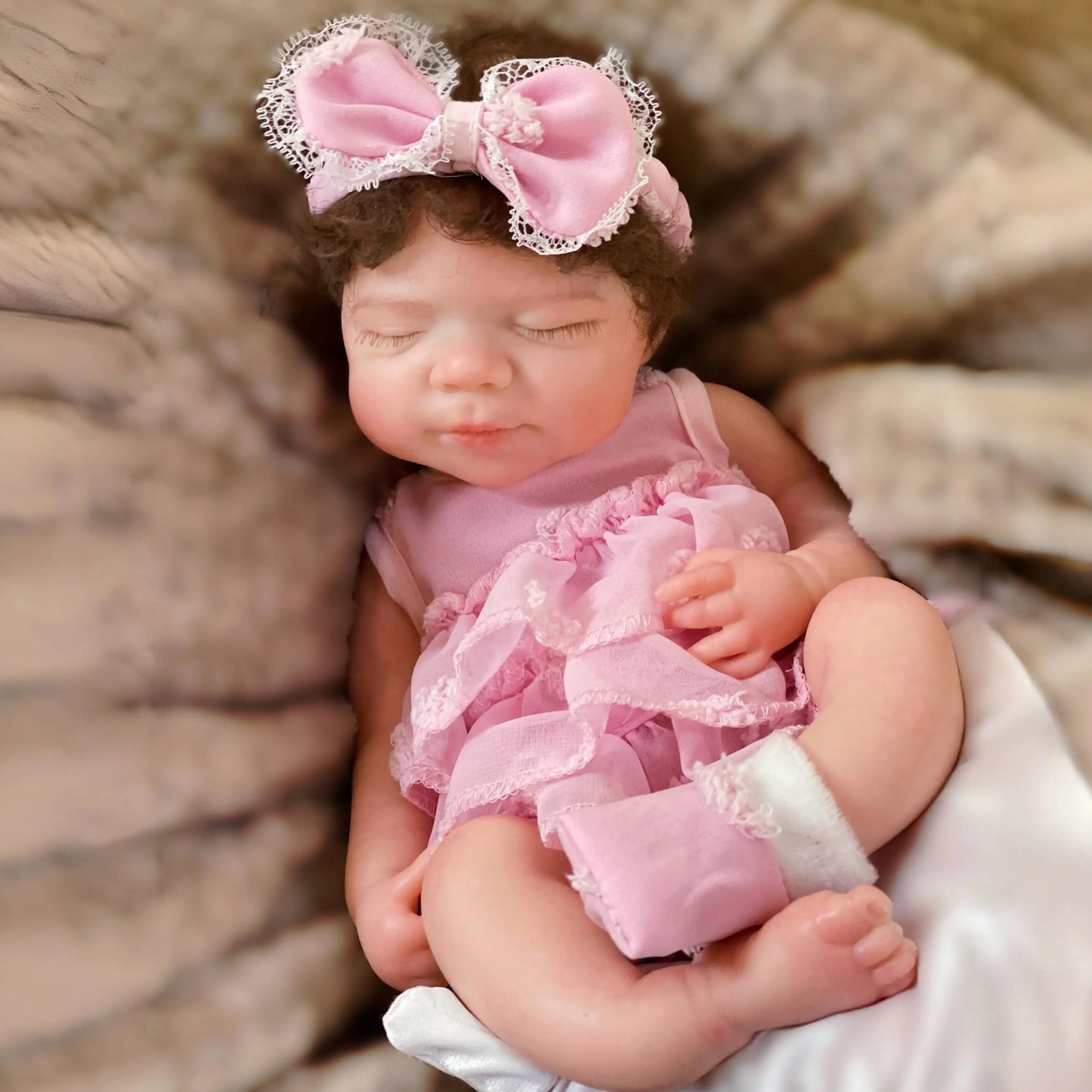 OtardDolls 13Inch Open Mouth Pascale Reborn Doll Full Body Soft Silicone Toy Painted Doll Toys reborn de silicone real cuerpo