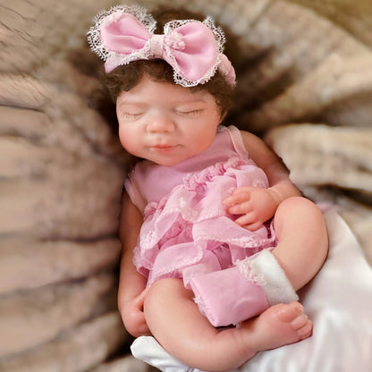 OtardDolls 13Inch Open Mouth Pascale Reborn Doll Full Body Soft Silicone Toy Painted Doll Toys reborn de silicone real cuerpo