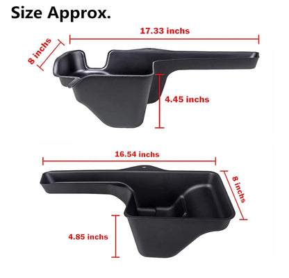Car Rear Trunk Box Organizer Tray for Jeep Wrangler JL JLU Sahara Rubicon 4 Doors 2018-2023 Stowing Tidying Interior Accessories