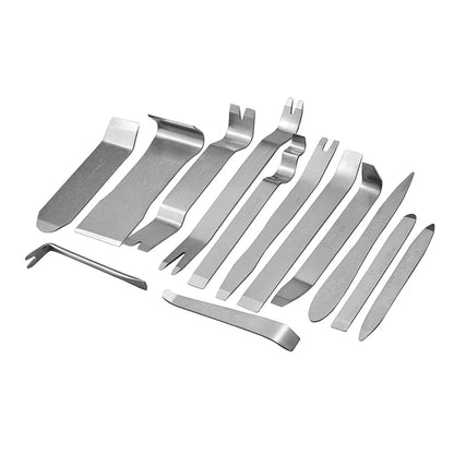 Hamei 13Pcs Stainless Steel & 14Pcs Pry Bar Plate Removal Rearview Mirror Door Panel Buckle Combo Auto Trim Removal Tool Kit