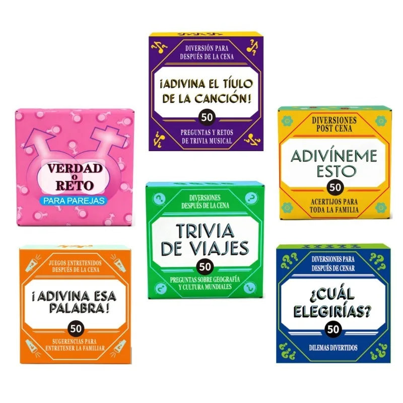 Spanish Afterdinner Amusements Board Game Entertainment Card Family Gathering Game Card Games