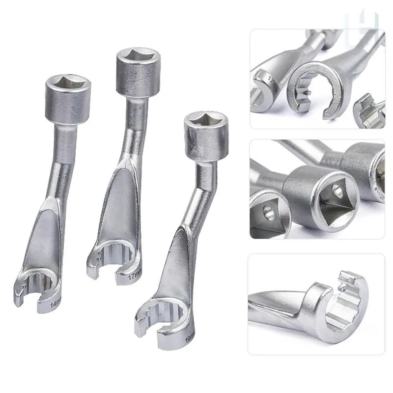 1/2 Nut Wrench Opening Socket Pipe Wrench Hand Tools Durable L Type Removal