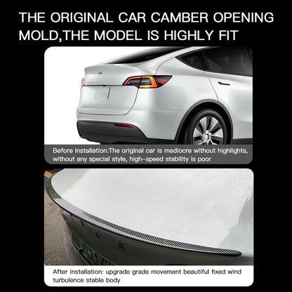 Car ABS Spoiler Carbon Fiber For Tesla Model 3 Highland 2025-2026 Original High-performance Exterior Model3 Model Y Accessories