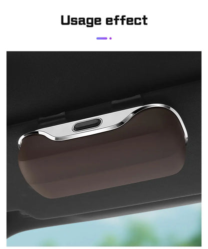 For Xpeng G6 P7 P7i X9 G3 G3i G9 P5 X2 N5 F30 H93 Car Visor Glasses Case Portable Accessories Sunglasses Holder Eyeglasses Box