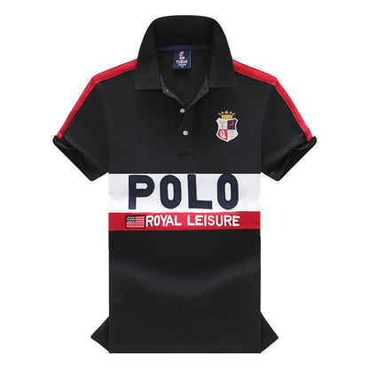 【High-quality】XS-7XL Summer Men's POLO Short Sleeve T-shirt Cool and Breathable POLO Shirt Business Casual Sweat-absorbing Top