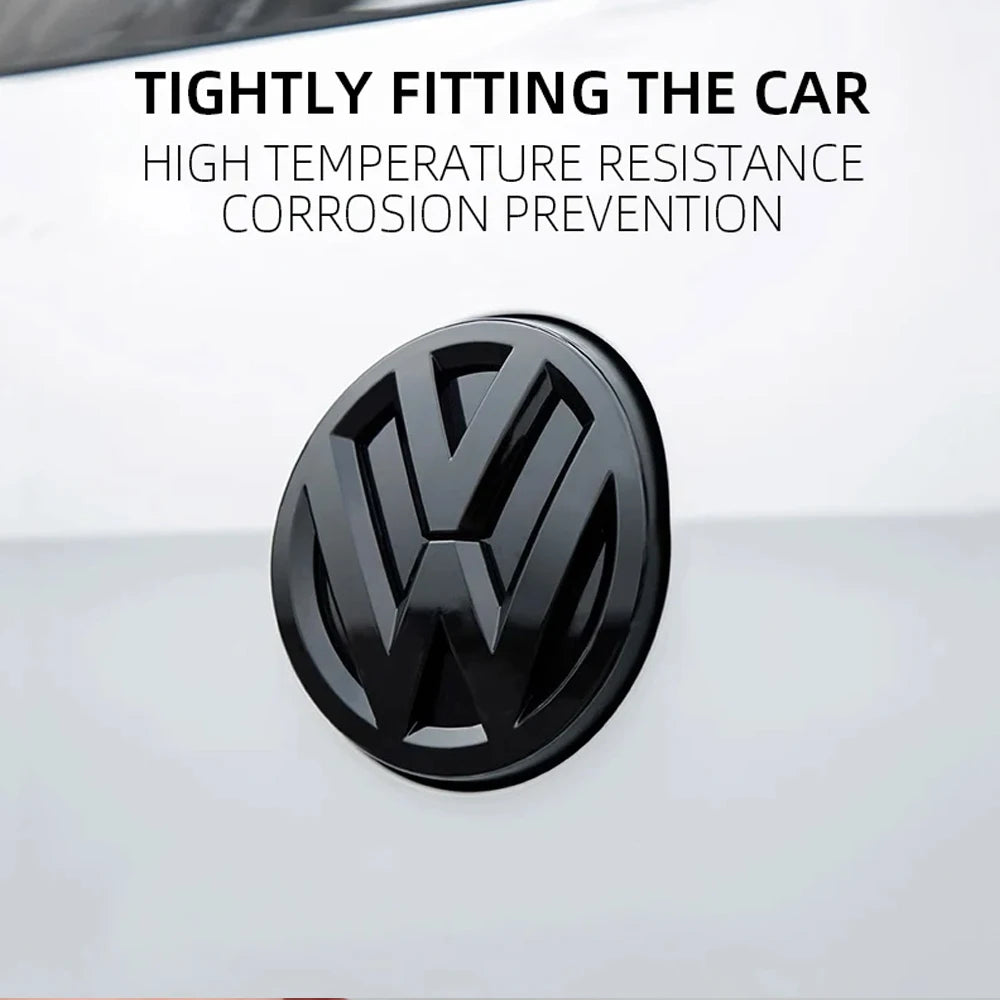 2pcs ABS Car Front Grill Emblem Rear Trunk Badge Logo for Volkswagen VW Golf 6 7 7.5 8 MK6 MK7 MK8 Sticker Emblem