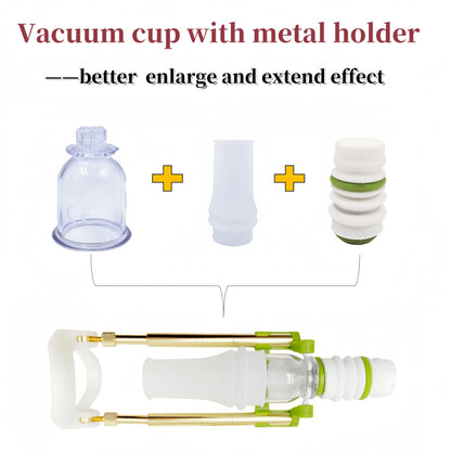 Bellswin p male penis enlargement and extension training device New design vacuum cup with adjustable metal holder