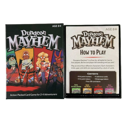 1/3 PCS Family Fun Board Game Playing Card Dungeon Mayhem Card Game Family Party Board Deck Wholesale