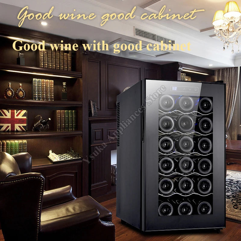 18 Sticks Of Wine Cooler Thermostat Refrigerator Electronic Refrigeration Air-Cooled Small Household Wine Cooler