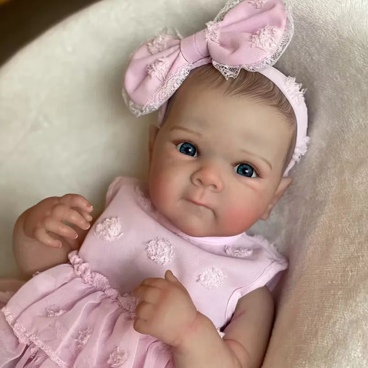 JOYORA Cute Realistic Full Body Vinyl Girl Dolls Realistic Reborn Dolls With Clothe Children'S Toys Holiday Gift Collectible Toy