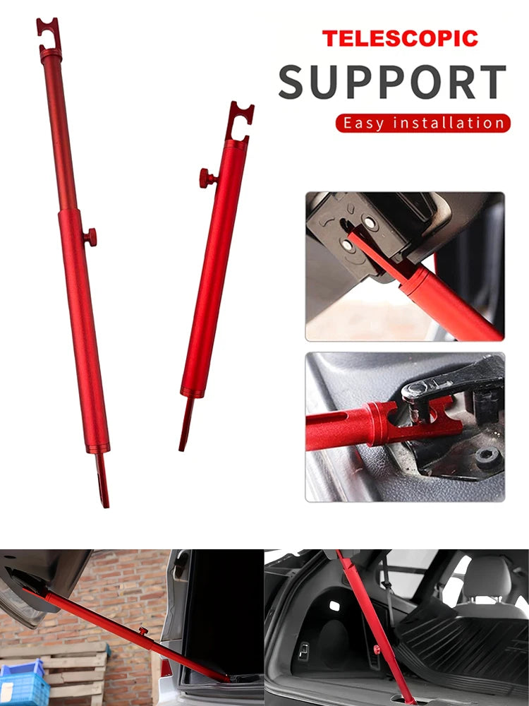 Support Rod for Car Polishing 32-48cm Retractable Aluminum Holding Vehicle Trunk Lid Door Fixing Tools Support Vehicle maintenan
