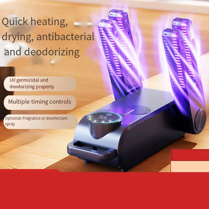 HOMEFISH 220V Electric Shoe Gloves Drying Machine  Drier Odor Deodorant Heater Hats Socks Shoe Dryer EU Plug