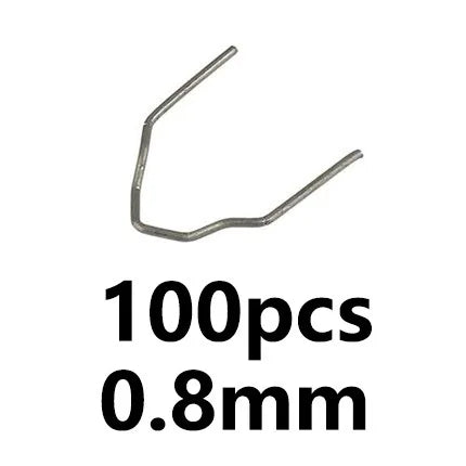 100-600Pcs Auto Plastic Repair Welding Nails Car Bumper Repair Welded Stud Precut Wave Nails Machine Welding Hot Stapler