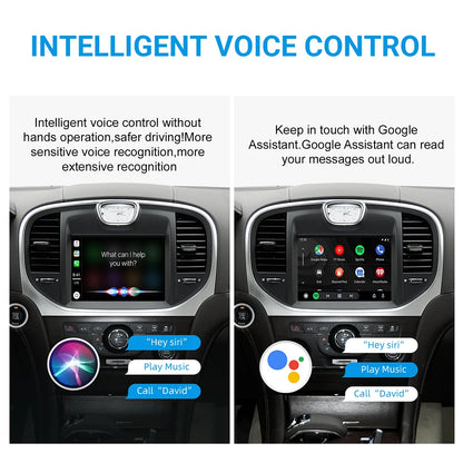 Wireless CarPlay Android Auto Retrofit Kit Decoder Box For Chrysler 300 Series 2011 2012 2013 2014 2015 2016