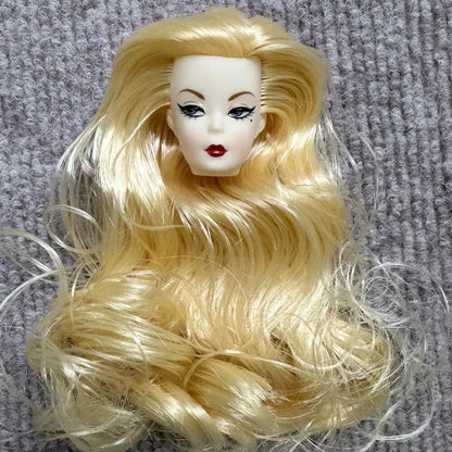 1/6 ST Face Mold Vintage Doll Heads For 30cm Solid Female Body Children Playing  Gifts