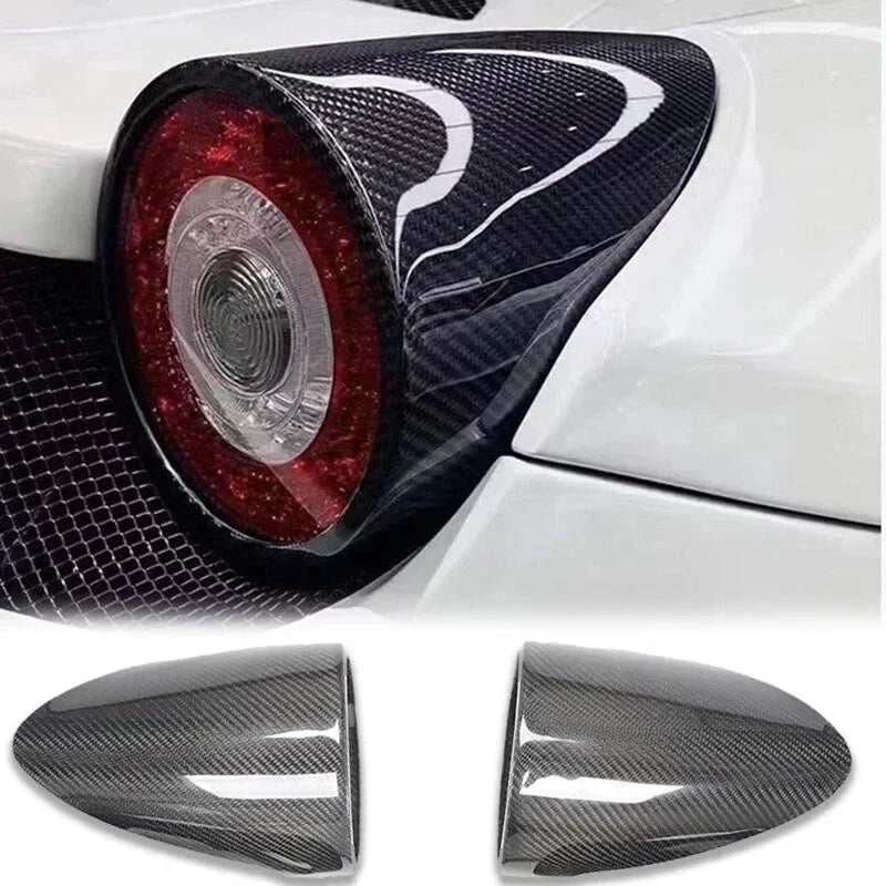 For Ferrari 458 2011-2016 black Real Carbon Fiber Car Gear Shift Window Control Panel Steering wheel Sticker Auto Accessories