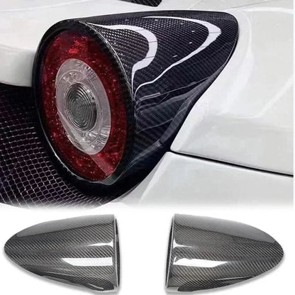 For Ferrari 458 2011-2016 black Real Carbon Fiber Car Gear Shift Window Control Panel Steering wheel Sticker Auto Accessories