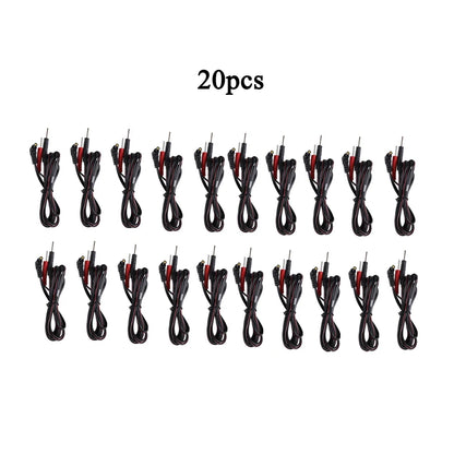 Electrode Lead Wires TENS Conductive Standard Pin for Ems Massage Electrode Pad Standard Pin  Digital Tens Machine Health Care