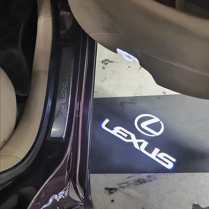 2Pcs Accessory For Lexus UX UX250H IS250 RX300 350 330 RX450h GX470 460 IS200 300 ES300h ES250 LS46 LED Projector Car Door Light