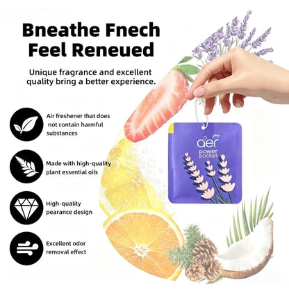 5-20pcs Lavender Hanging Air Freshener, 30 Days Long-Lasting, Car Home Deodorizer for Wardrobe Bathroom
