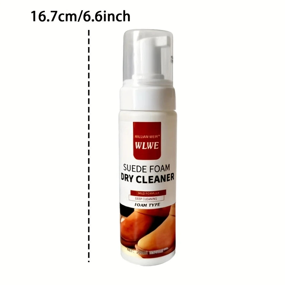 Foam Cleaner Suede And Cowhide Shoe Care Kit Residue-Free Formula For Snow Boots Knit Shoes Canvas Sneakers Sports Shoe Cleaner